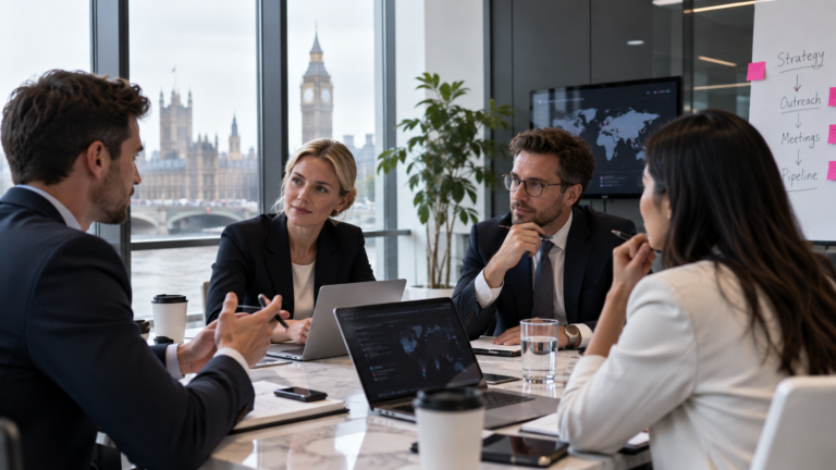B2B outbound sales benchmarks UK
